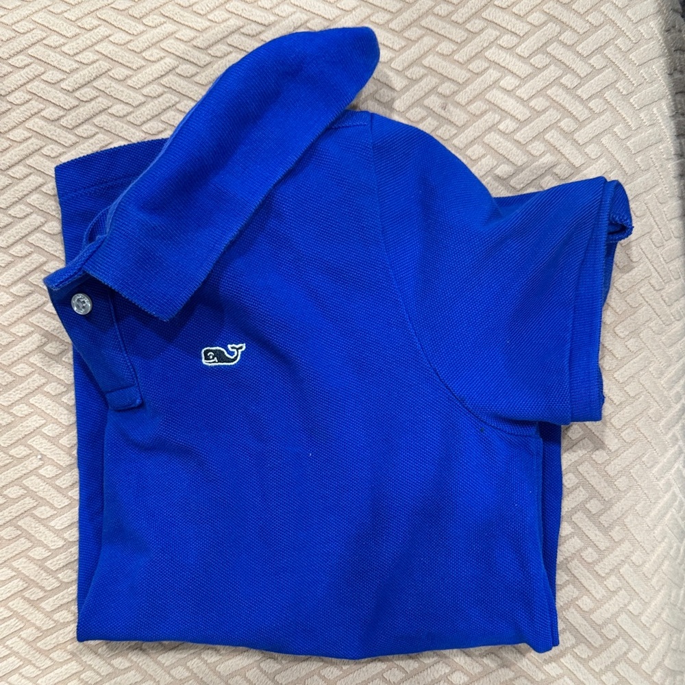 Vineyard Vines Royal Blue Kids Polo